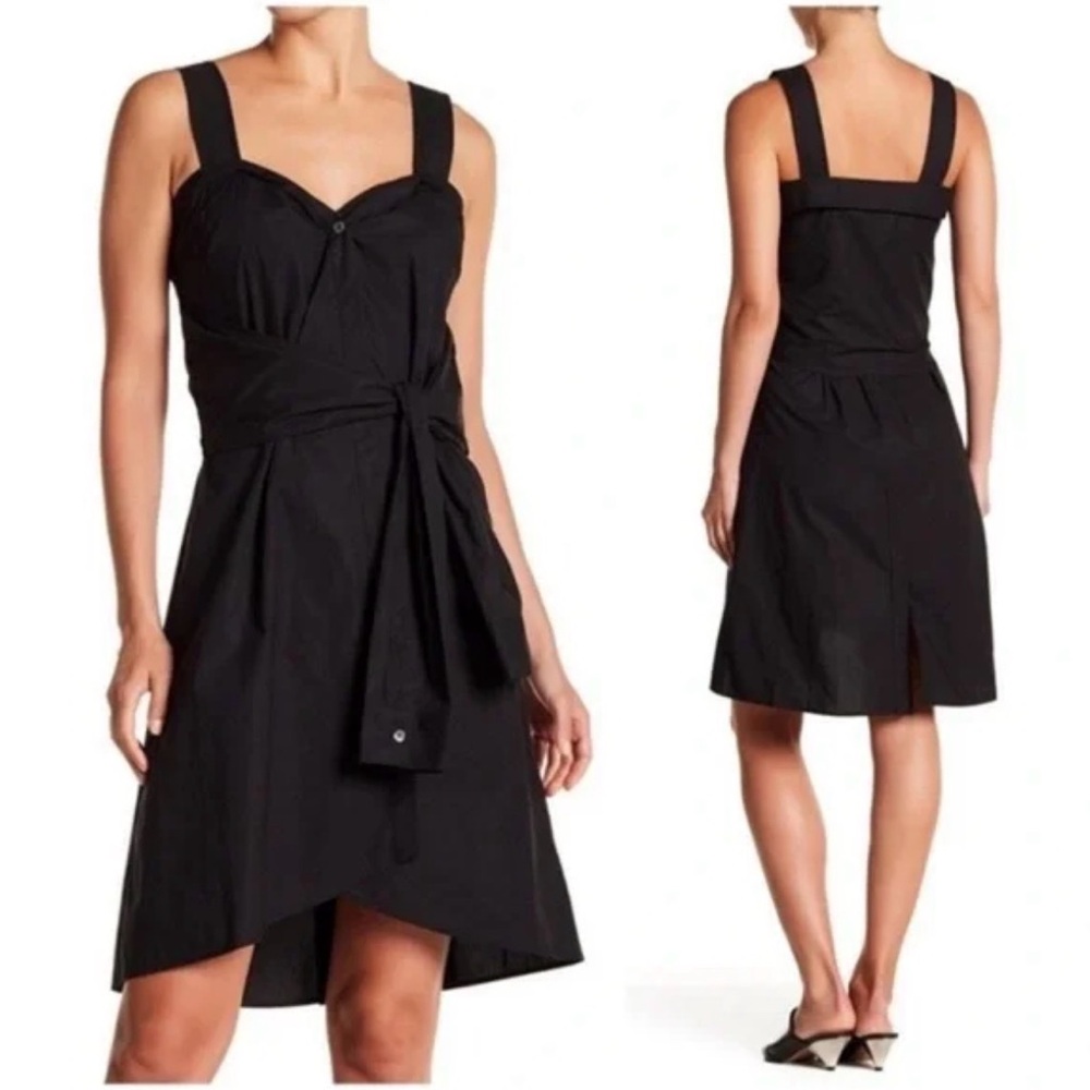 Derek Lam 10 Crosby Sleeveless Tie Front Dress